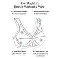 thumbnail image 1 of Women's Glamorise 1005 Magic Lift Active Support Bra (Cafe 50DD), 1 of 7