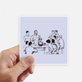 thumbnail image 1 of Chinese Red Educational Propaganda Senior Sticker Square Waterproof Stickers Wallpaper Car Decal, 1 of 1