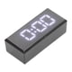 thumbnail image 4 of Reloj digital Luz de fondo de ahorro de energía Espejo LED Pantalla digital Reloj despertador electrónico para dormitorio Hogar Dormitorio Blanco, 4 of 12