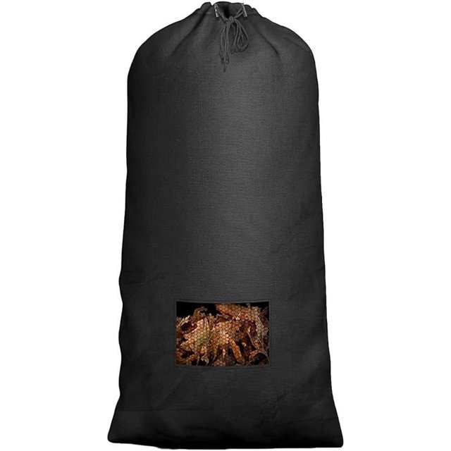 Bolsa recolectora de hojas para tractor cortacésped de 200 x 130 cm de gran capacidad para recolectar hojas rápidamente, adecuada para la mayoría de las cortadoras de césped