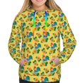 thumbnail image 3 of KLL Roosters And Sunflowers for Womens Pullover Hoodie with Pocket Hooded Long Sleeve Shirts Sweatshirt for Women-X-Large, 3 of 7
