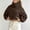 Coffee, variant on FRSASU Cropped Windbreaker Jacket for Women Stand Collar Button Up Short Coat with Side Pockets and Elastic Cuffs White
