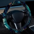 thumbnail image 2 of Mermaid 14.5 Inch Printing PVC Leather Steering Wheel Cover Auto Accessories, 2 of 6