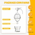 thumbnail image 3 of Dispensador de miel Timtopno, vidrio sin goteo, 240 ml, con soporte, 3 of 6