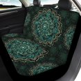 thumbnail image 4 of Pzuqiu Car Seat Covers Full Set Interior Breathable Car Decor Accessories Polyester Fabric Comfortable Driving Soft, Fit for Cars Van Sedans, Mandala Pattern, 4 of 10