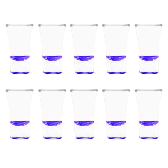 2 oz. Lord Shooter Etched Shot Glasses, 10 pack, 21st Birthday Party, Lounge Glassware, Purple