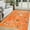 Orange, variant on Wondo Boho Floral Anti-Skid Door Mat 2'x3' Indoor Machine Washable Low Pile Rug - Entryway Kitchen Mat, Front Door Floor Mats for Kids Room, Entry & Indoor Spaces (Beige)