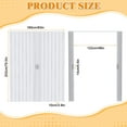 thumbnail image 2 of Fompes PVC Accordion Door, 48x80"/60x80" PVC Foldable Accordion Doors with Latch, Handle, Mounting Hardware, Single Door/Bifold Accordion Closet Door, Folding Door for Interior for Interior, White, 2 of 15