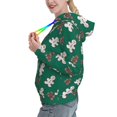 thumbnail image 2 of Wukai Gingerbread Snowman Cookies Print Womens Hoodies Fleece Sweatshirts Long Sleeve Sweaters Pullover Fall Outfits Winter Clothes-XX-Large, 2 of 7
