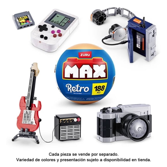 Figura Zuru Retro Series 2 pieza armable artículo sorpresa