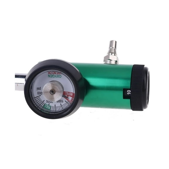 3000psi CGA540 Oxygen Pressure Regulator 3/4-14-NPT(mm) Oxygen Inhaler Flowmeter Cylinder Flow Meter Used For Hospital Clinic ,Durable Construction