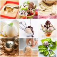 thumbnail image 5 of Juego de cucharas para galletas: pequeñas (1 cucharada), medianas (2 cucharadas), grandes (3 cucharadas) y para helado., 5 of 5