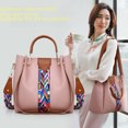 thumbnail image 4 of Bolso de mujer, conjunto europeo y americano de cuatro piezas, bolso para madre e hijo, bolso bandolera portátil, bolso tipo cubo, 4 of 6