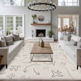 thumbnail image 3 of Large Area Rugs for Living Room Bedroom, Abstract Airline Route 5'x8' Rug Washable Carpet Runner Indoor Outdoor, Vintage Aircraft Arrows Non Slip Floor Mats Rug for Kitchen, Bathroom, 3 of 8