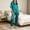 #144-Green, variant on TaTaai Womens Pajama Set Short Sleeve V Neck Imitation Silk Satin Solid Soft Silky Breathable Two Piece Loungewear for Home Gift