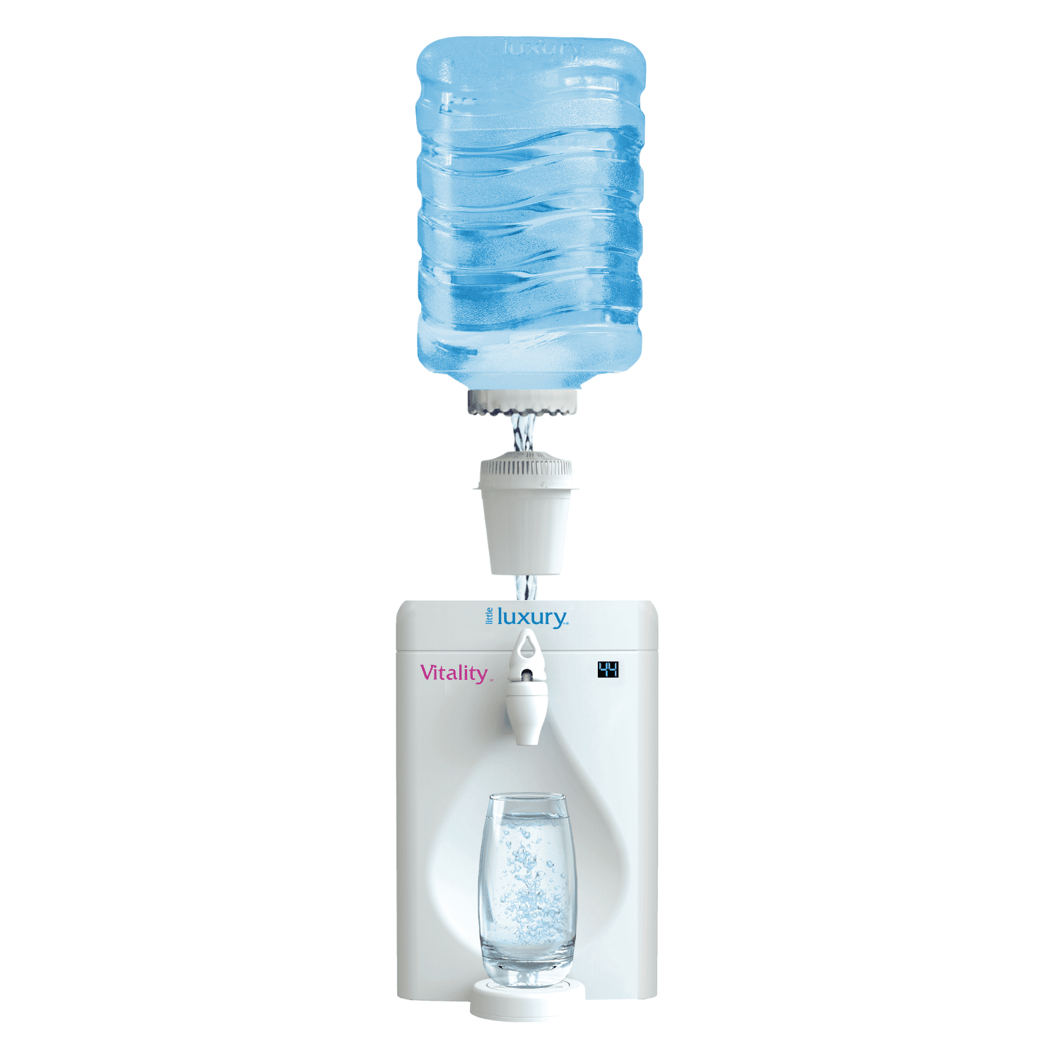 Little Luxury 1.8 Gallon Vitality Mini Water Cooler & Filter