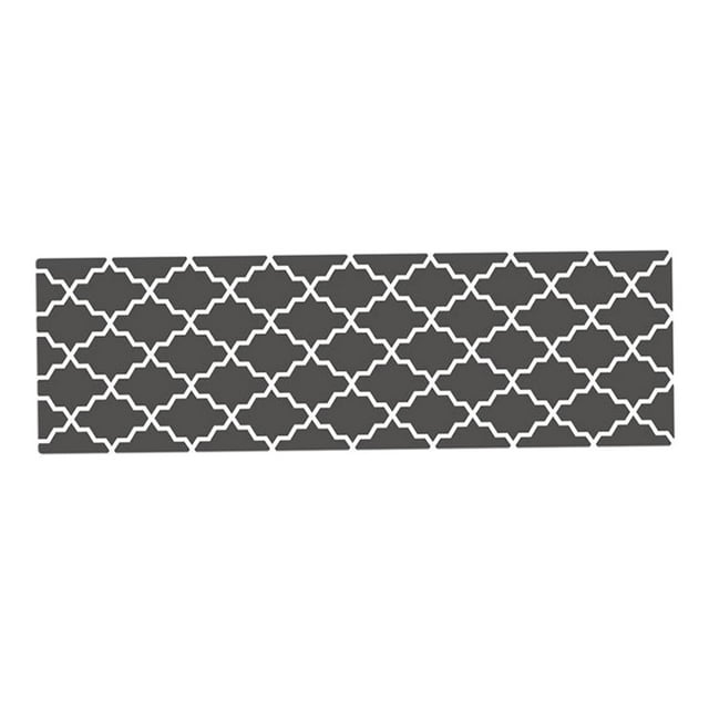 Tapete rectangular antifatiga de PVC para cocina, alfombra de espuma para uso doméstico y lavandería Style4 Grande