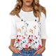 thumbnail image 1 of Camiseta Blingfit para mujer, manga 3/4, elegante, casual, 1 of 5