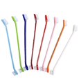 thumbnail image 1 of 3PCS Double Head Pet Toothbrush, Soft Pet Dental Care Brushes for Dogs and Cats, Random Colour, 1 of 3