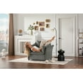 thumbnail image 2 of Miekor Furniture Modern Style Chenille Oversized Armchair Accent Chair Single Sofa Lounge Chair for Living Room, Bedroom 6309, 2 of 8