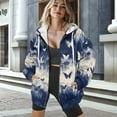 thumbnail image 3 of SCRAWLGOD Butterfly Woman Hoodies Zip Up Womens Hoodie Sweatshirt Zipper Pockets Long Sleeve Ladies Zip Up Hoodie Soft Women's Sweatshirts Zipper Front Size XL for Party, 3 of 7