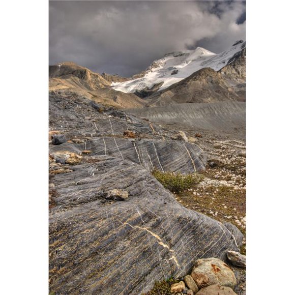 Posterazzi DPI1837566LARGE Mount Athabasca - Jasper National Park Alberta Canada Poster Print, Large - 22 x 34