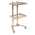 thumbnail image 7 of Gold Rolling Trolley Cart Tray Hair Beauty Salon Spa Storage Equipment Organizer, 7 of 7