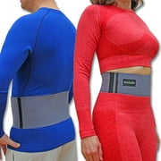 Umbilical Hernia Belt for Men and Women -by EverRelief- Abdominal Binder Support for Hernia Pain and Weakened Abdomen (Large/Extra Large)