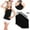 01 Black, variant on 5PCS Girls Racerback Tank Tops,Soft Sleeveless Undershirts, Bulk Basic Layering Tanks for 4th of July, Summer, Active and School