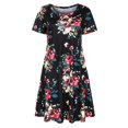 thumbnail image 1 of Ketyyh-chn99 Printemps Dresses for Women 2024 Grande Taille Mini Dress Fête Dress Été Dress Manches à Volants Ample Plissé Mini Dress orange,4TG, 1 of 2