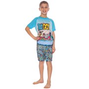 Teen Titans Go! Boys' Chill Character 2-Piece Short Pajama Lounge Sleep Set