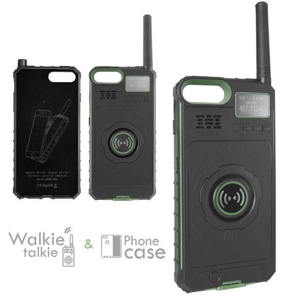 XPRIT Walkie Talkies Phone Case and Power Bank for iPhone (5.5-Inch (1 Pair))