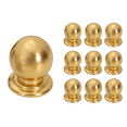 thumbnail image 3 of 20 Pcs Cabinet Knobs Round Ball Knobs Bathroom Cabinet Knobs Dresser Knobs, Modern Cabinet Hardware for Kitchen Gold, 3 of 8