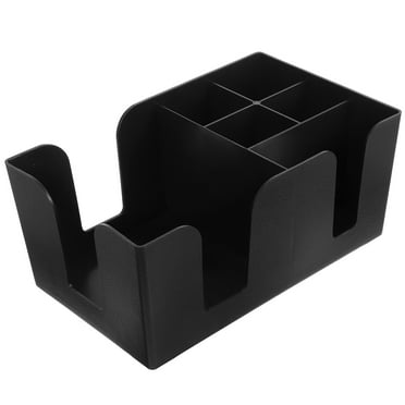 Ferencaa Coffee Station Organizer Countertop Coffee Cup Lid Straw Compartment Organizer