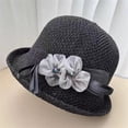 thumbnail image 2 of Women Bucket Hat Bowler Fascinator Formal Church Wedding Tea Party Dress Sun Cap, 2 of 5