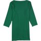 thumbnail image 2 of Alfani Womens Solid 3/4-Sleeve Tunic Blouse darkgreen L Alfani Tunic, 2 of 2