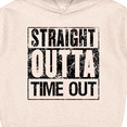 thumbnail image 3 of Inktastic Straight Outta Time out Toddler Hoodie, 3 of 4
