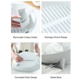 thumbnail image 4 of Bamboohart Polypropylene Dish Drying Rack with Drainboard  Space-Saving and Multifunctional for Kitchen Countertops (42.5x32x14.5cm), 4 of 7