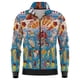 thumbnail image 3 of 2024 Nueva tendencia de moda de primavera y otoño Chaquetas bomber holgadas de manga larga con bolsillo y estampado 3D de helado simple Abrigos de gran tamaño, 3 of 5