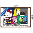 thumbnail image 3 of My Hero Academia X Hello Kitty And Friends - Shapes Wall Poster, 22.375" x 34" Framed, 3 of 6