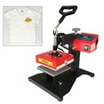 thumbnail image 3 of Miumaeov 450W Heat Press Machine Slide Out Drawer T Shirt Press Premium Aluminum Hat Press Multifunction Swing Away Heat Transfer Press for T Shirts Cap Mug Plate 5.9x5.9" 110V, 3 of 8