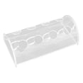 thumbnail image 1 of Acrílico transparente Semicírculo Florero Foto Prop DIY Arreglos florales Maceta para inauguraciones de la casa, Caja de flores versátil de cumpleaños 8 Agujeros 200mm BLESIY florero rectangular, 1 of 8