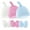 3 Pack/E, variant on 3 Pack Baby Hat and Mittens Set Newborn Baby Hats Caps for Baby Boys Girls 0-6 Months