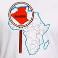 thumbnail image 3 of CafePress - Algeria Under The Magnifying Glass T Shirt - Fitted T-Shirt, Vintage Fit Soft Cotton Tee, 3 of 4