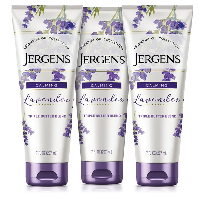 Crema corporal Jergens Lavender Body Lotion, 207 ml (paquete de 3)