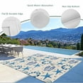 thumbnail image 4 of Fsddascl Summer Starfish Outdoor Rug for Patio/Deck/Porch, Non-Slip Large Area Rug 5 x 8 Ft, Swimming Circle Flip Flops Artwork Indoor Outdoor Rugs Washable Area Rugs, Reversible Camping Rug Carpet, 4 of 5