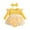 Orange, variant on Atogsazn Toddler Baby Girls Clothes Set Infant Ruffle Long Sleeve Ribbed Tulle Dress with Headband Outfit Yellow 18-24 Months Fashion