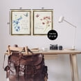 thumbnail image 3 of Stupell Industries Inspiring Words with Florals Inspirational Painting Gold Floater Framed Canvas Art Print Wall Art, 17 x 21, Set of 2, 3 of 9
