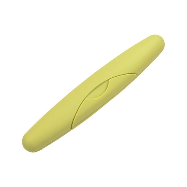 Funda portátil de plástico para cepillo de dientes, con cierre hermético
