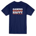 thumbnail image 1 of Gaming Me Rend Heureux, Pas Tellement T-shirt Graphique Homme Bleu Marine, 1 of 1